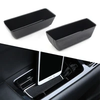 2pcs car front door storage box organizer container holder for ford edge 2015 2016 2017 2018 2019 2020 4 door model lhd only