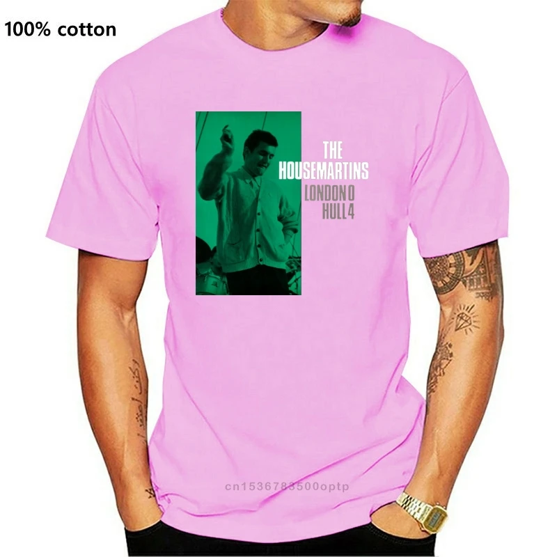 

Новинка Мужская черно-белая футболка The Housemartins London 0 Hull 4 XS до 3XL