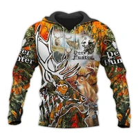 deer hunter 3d printed men hoodiessweatshirt harajuku fashion hooded long sleeve pullovers unisex streetwear yy 199