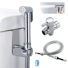 Ручной душ для биде с латунным хромированным покрытием и держателем