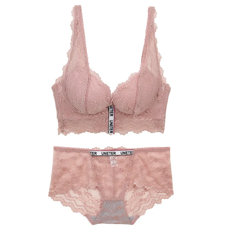 Sanderala женский кружевной бюстгальтер с глубоким вырезом и буквенным принтом