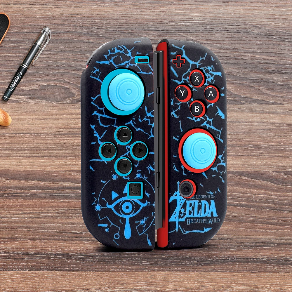 Чехол для Nintendo Switch Joycon силиконовый чехол с колпачками аналоговых стиков|Чехлы| |