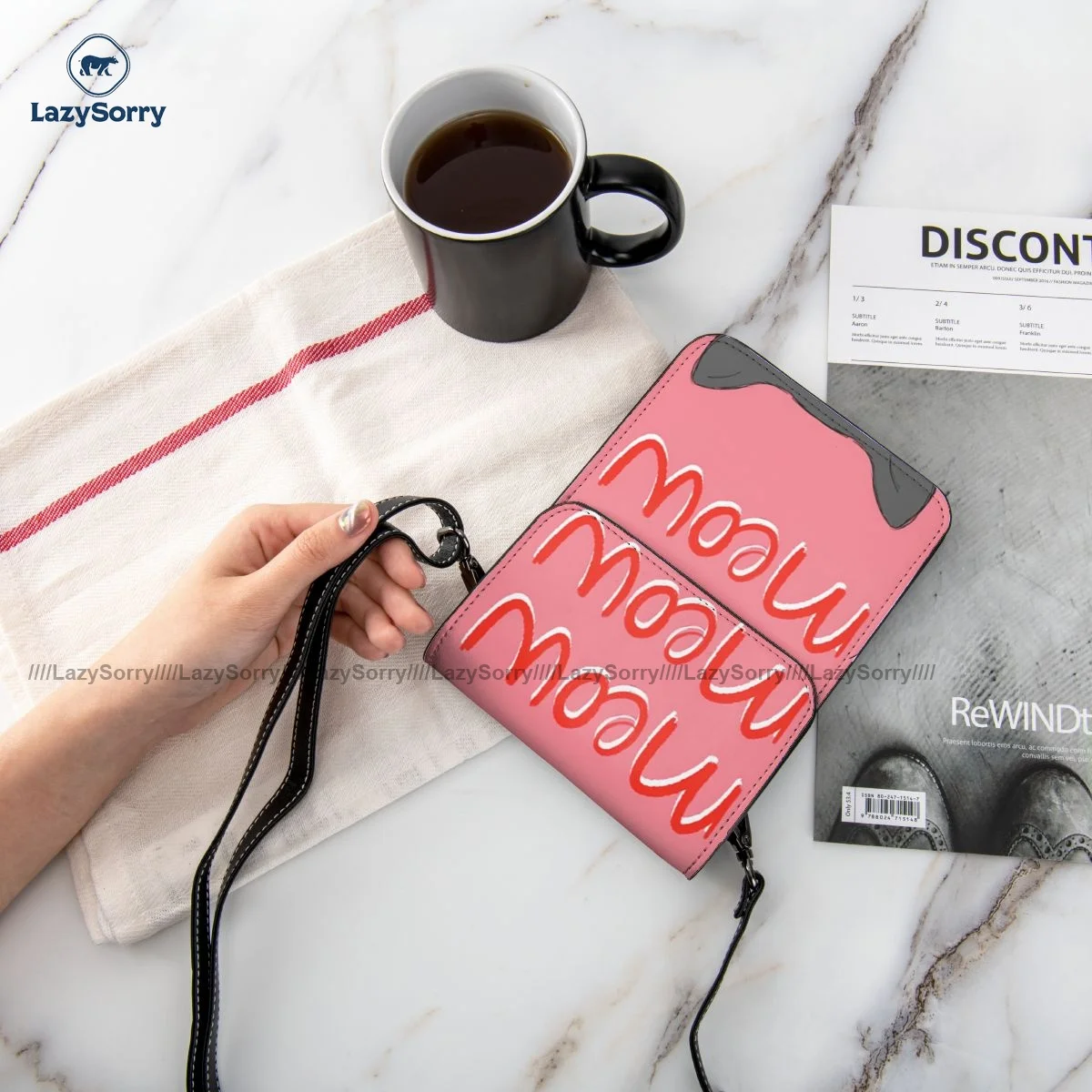 

Meow Shoulder Bag Bulk Funny Mobile Phone Bag Leather Streetwear Student Bags