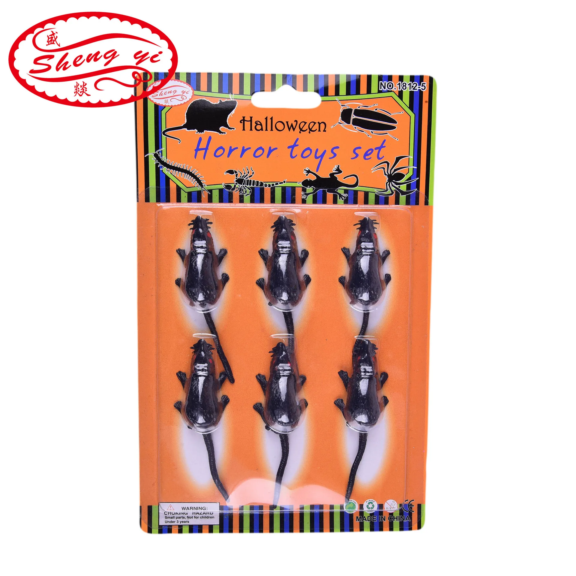 

SHENGYI 6 шт./лот забавная шутка искусственная реалистичная модель мыши реквизит на Хэллоуин подарок игрушка вечерние декор для детей новые хит...