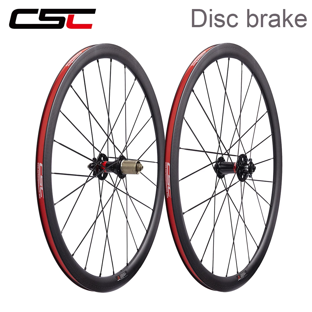 

T800 углеродное волокно 700C велосипед вилсет под дисковый тормоз 6 Болт клинчерная трубчатая бескамерная 24/30/38/50/60/88 мм Велокросс гравий велоси...