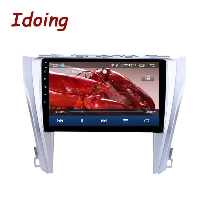 Idoing 10," ips 2.5D автомобильный радио мультимедиа Нет 2 din Android 8,1 видео плеер навигация gps для Toyota Camry 55- 4G+ 64G