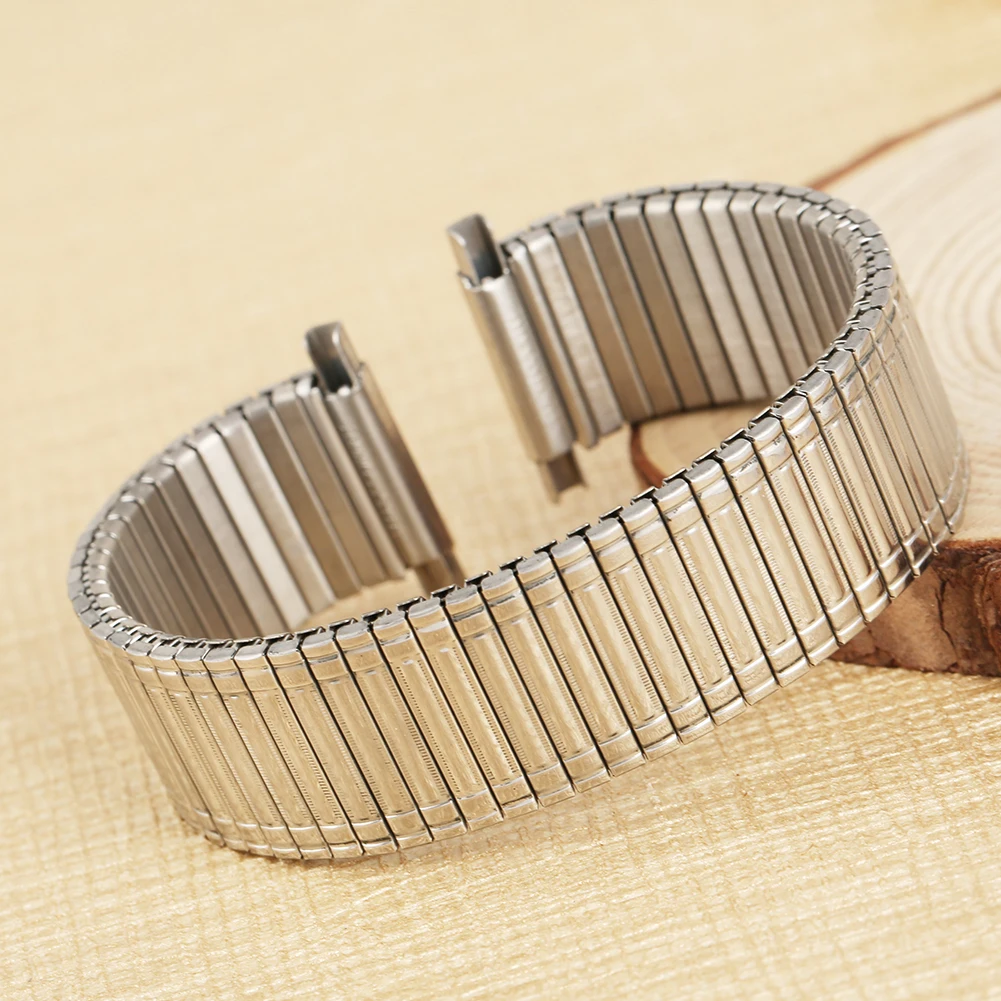 Ремешок из нержавеющей стали для наручных часов практичный без пряжки