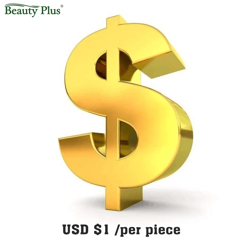 

Price difference/ Shipping Cost/ USD $1 for each piece