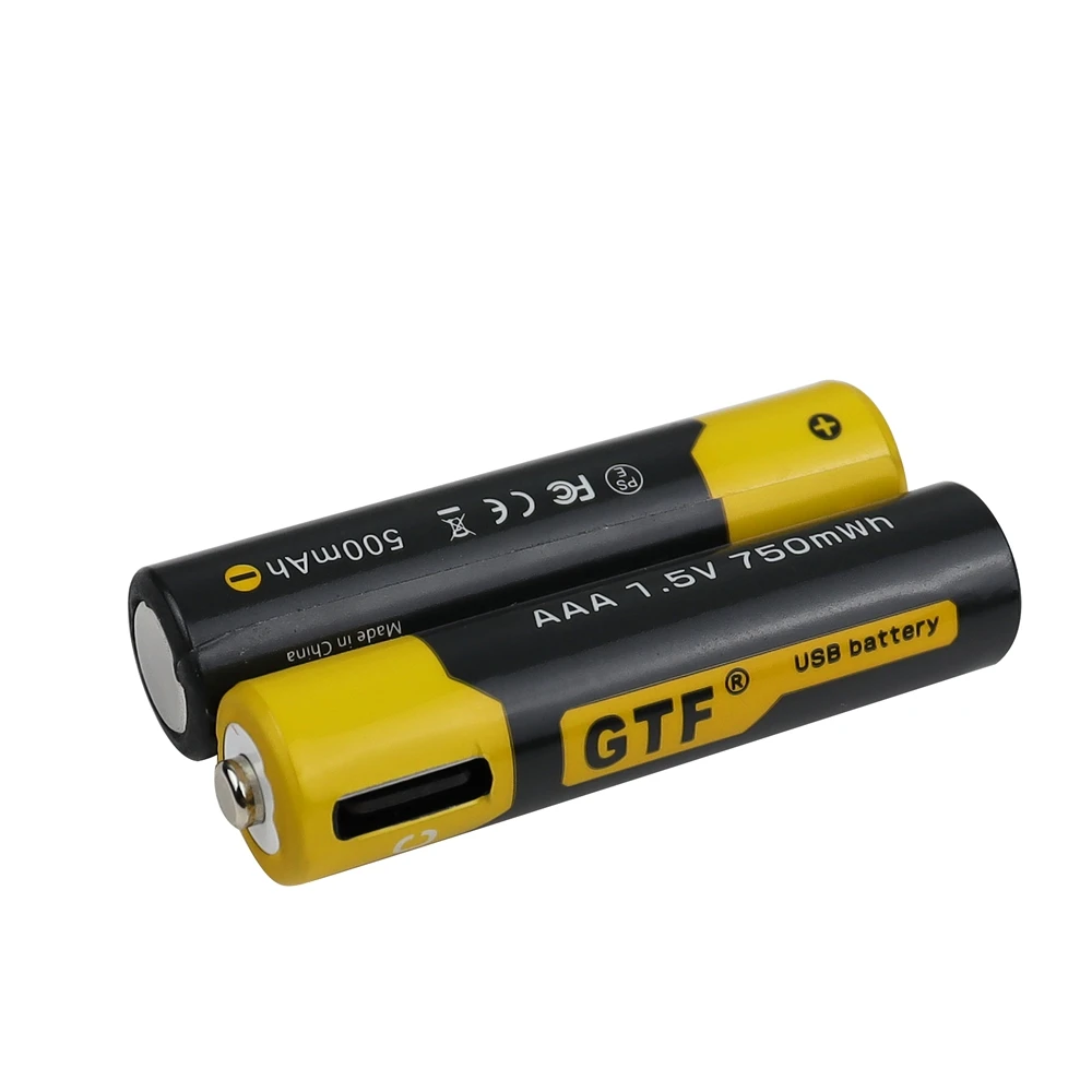 Батарея аккумуляторная GTF 1 5 в 500 мА · ч USB Type-C МВт | Электроника