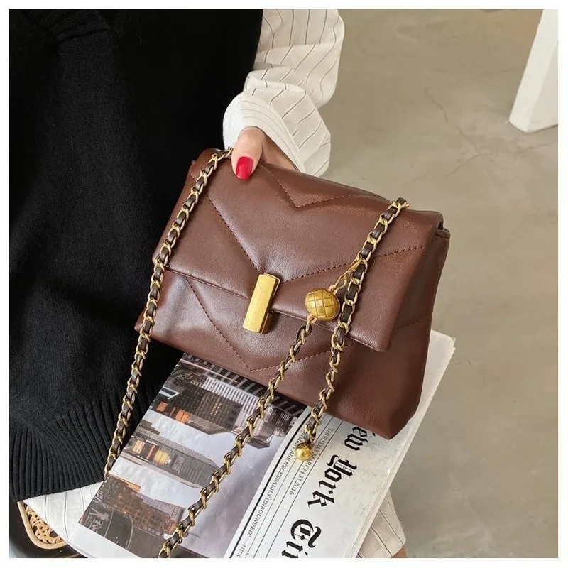 

High-quality Ladies All-match Messenger Shoulder Bag2020Autumn and Winter Korean Version of The New Chain Bag Fashion Female Bag