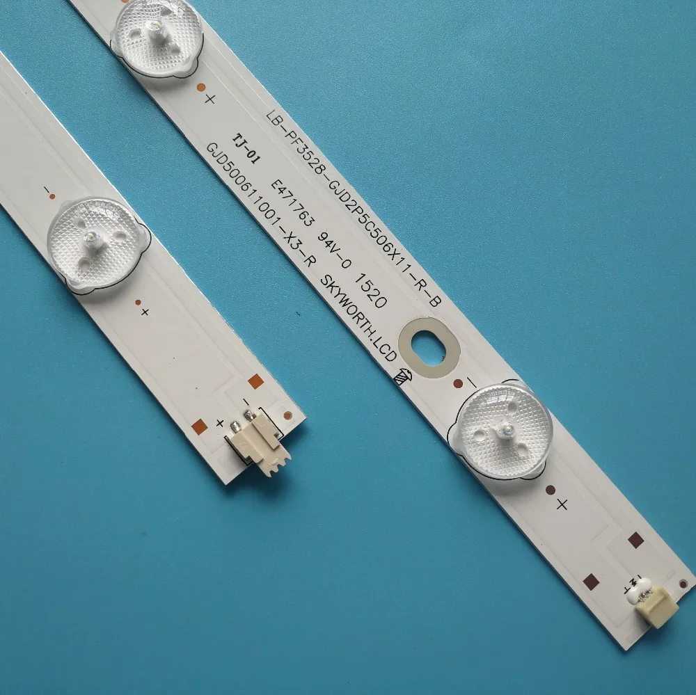 12 шт./компл. Светодиодные ленты для АОС ТВ LD50V02S T5002S GJD500611002-X2-L-R LB-PF3528-GJD2P5C506X11-R-B
