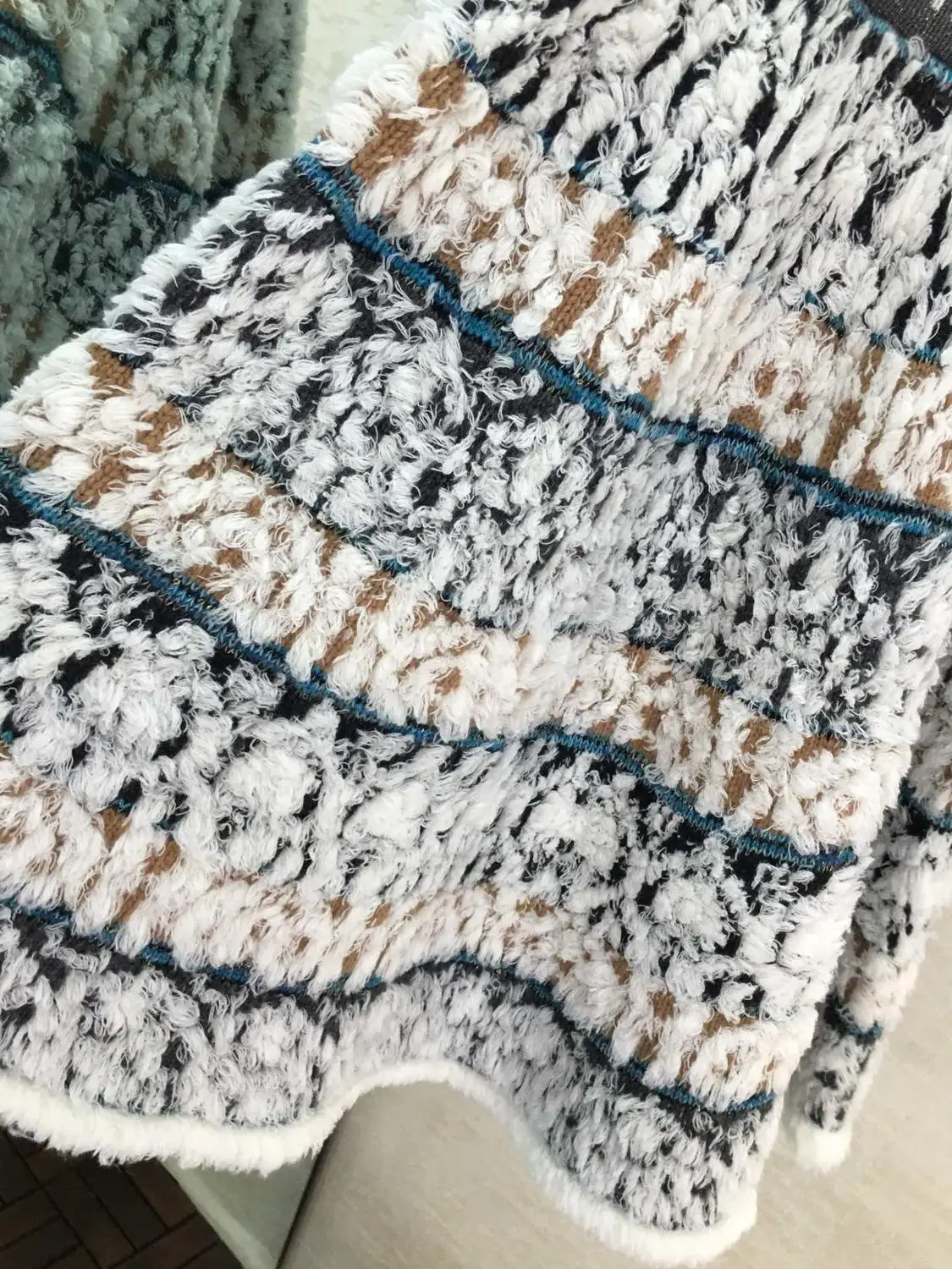 2020 подиумная Модная хлопковая Новая Осенняя Женская юбка длиной до колена для