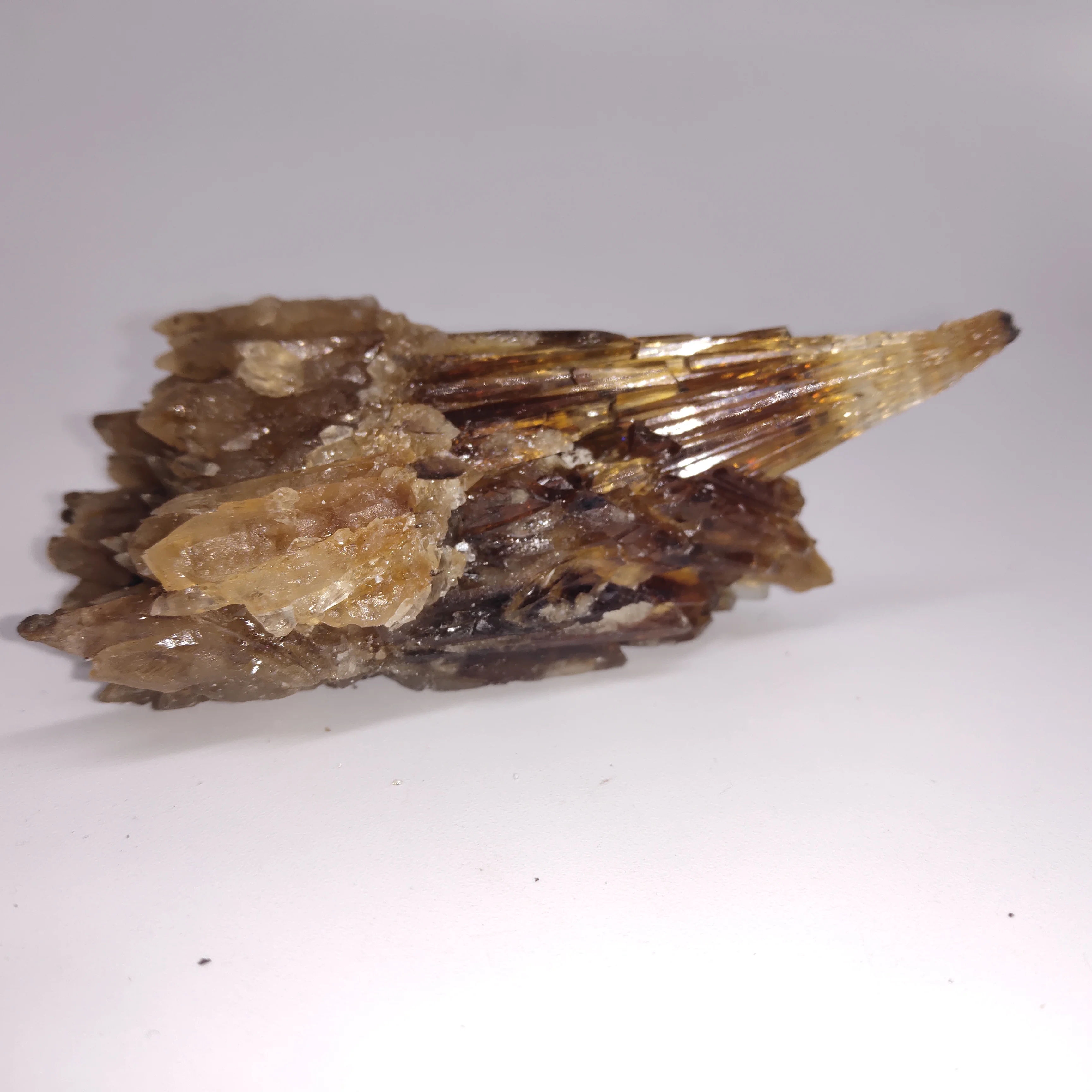 82 г натуральный камень Желтый Янтарный кальцитовый образец Горячая Распродажа $