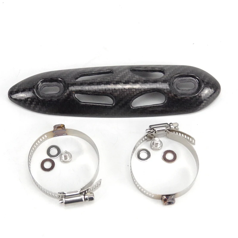 Чехол для глушителя выхлопных газов мотоцикла цветная защита из углеродного