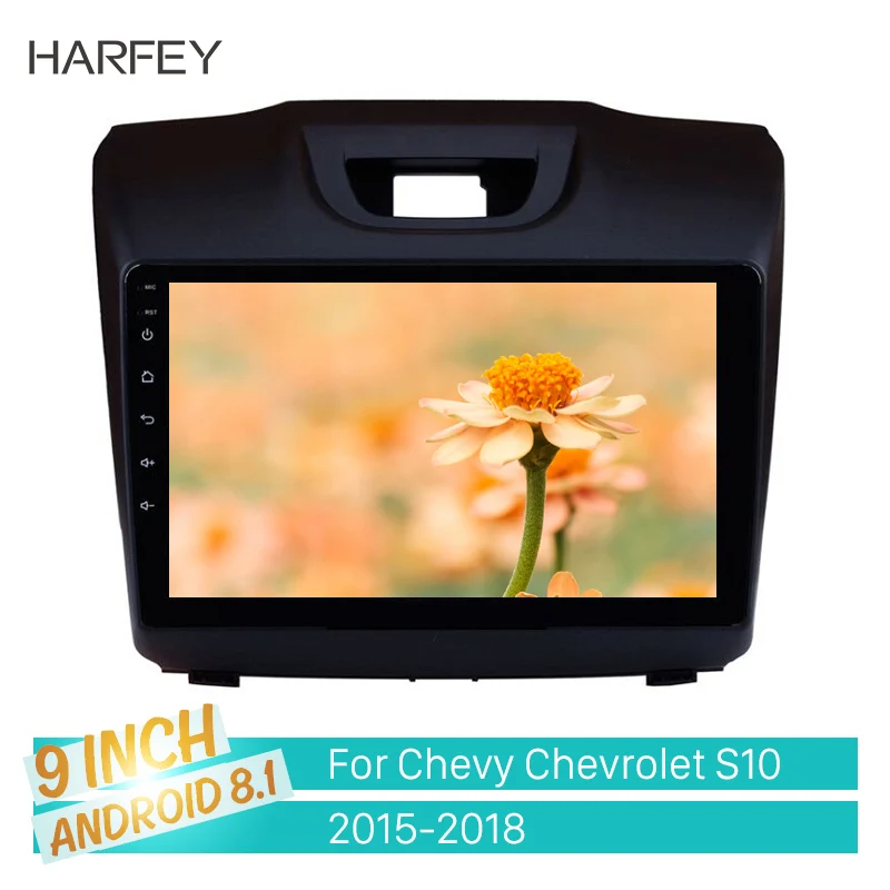 Harfey 9 дюймов GPS навигационная система для Chevy Chevrolet S10 ISUZU D-Max 2015-2018 Android 1 Радио HD 1024*600
