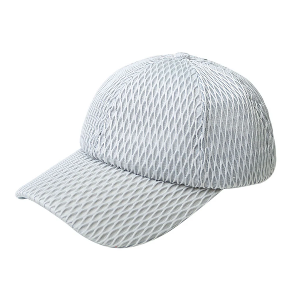 

Summer Hollow Ponytail Baseball Cap Outdoor Adjustable Anti UV Mesh Peaked Hat Baseball Cap Summer Hat cap man women Baseball Ca