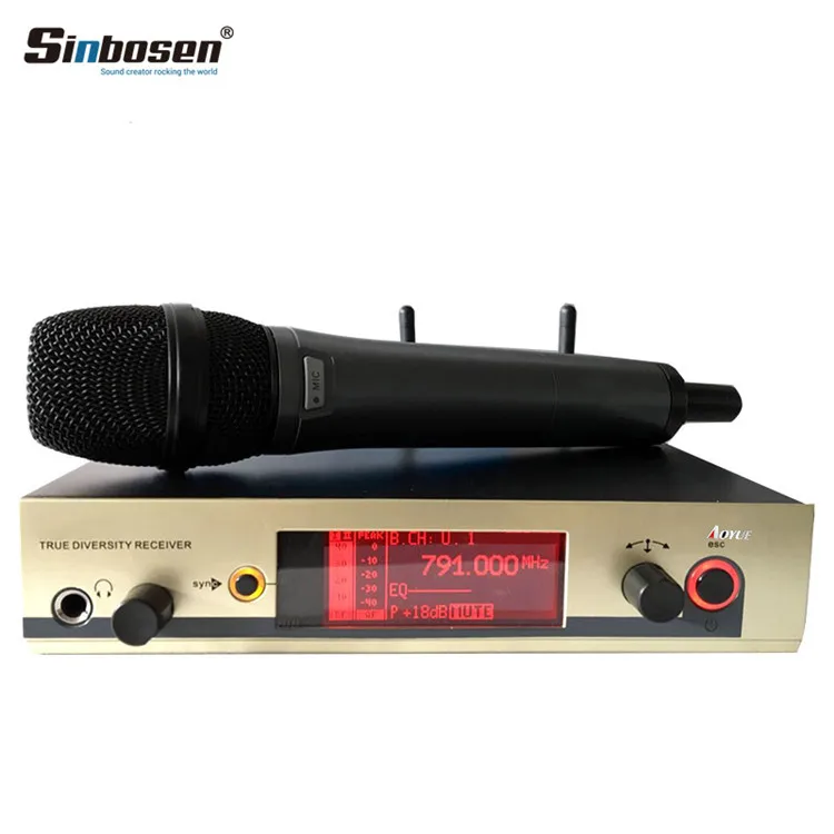 Профессиональный караоке беспроводной вакуумный микрофон Sinbosen UHF беспроводная