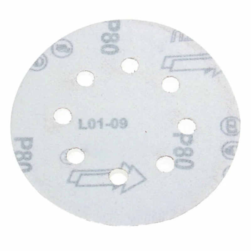 

50x 5 8 Hole Hook & Loop Sanding Discs 80/120/180/240/320 Grit For Rotary Tool