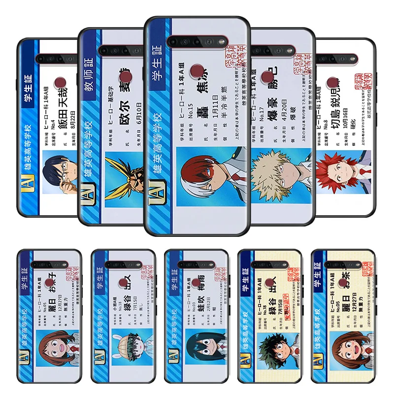 

My Hero Academia Midoriya For LG G8 V30 V35 V40 V50 V60 Q60 K40S K50S K41S K51S K61 K71 K22 ThinQ 5G Phone Case