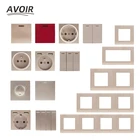 Электрический высветильник ель света, розетки, кнопка питания сделай сам, настенный выключатель, розетки ЕС, USB, 220 В, золотистые матовые настенные панели из алюминиевого сплава выключатель света розетка электричес