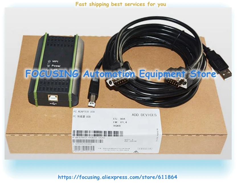 6ES7 972 OCB20 0XA0 новый пк адаптер USB плк кабель программирования для S7 200/300/400 PPI/мпай/DP XP