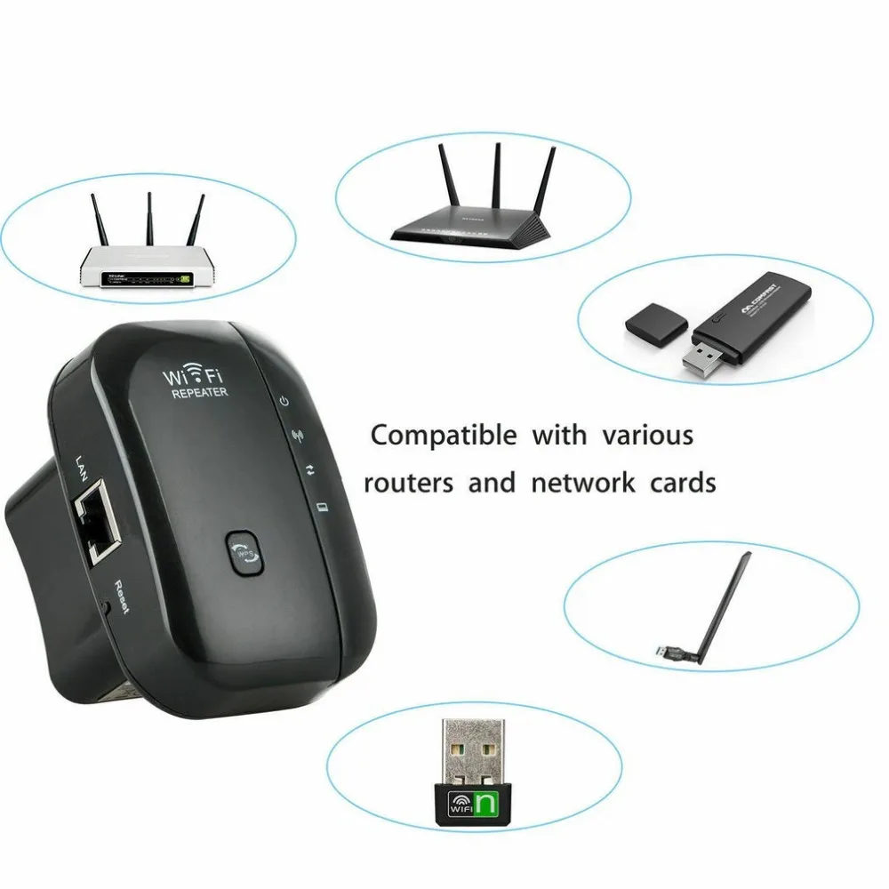 Беспроводной WiFi ретранслятор Wifi удлинитель 300 Мбит/с усилитель WiFi 802.11N/B/G усилитель Wi fi Reapeter точка доступа