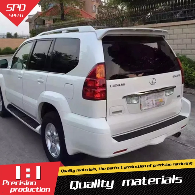 Спойлер из АБС пластика для Lexus GX470 спойлер заднего крыла 2004 2008|rear spoiler|car rear wingrear wing