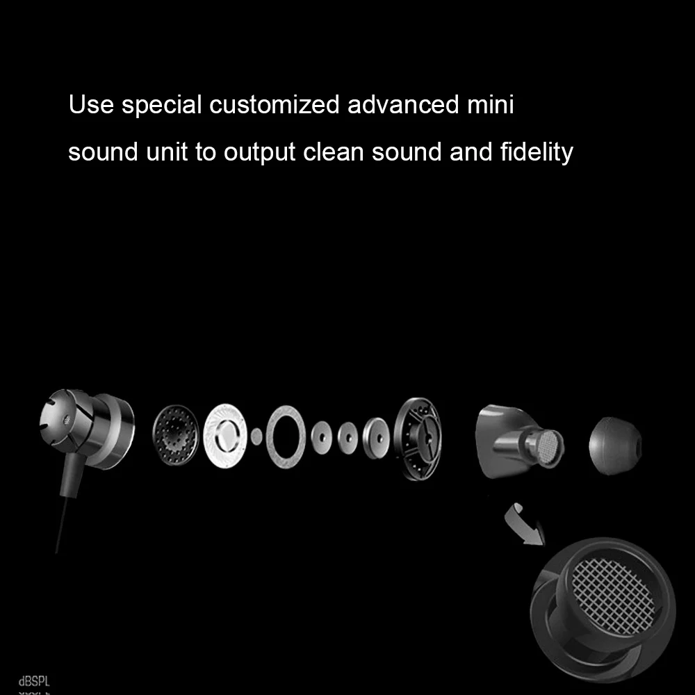 Wired Metal 3.5mm Earphones In-Ear Heavy Bass Dynamic Earphone With Mic For Xiaomi Huawei Phone HIFI DJ Earbuds | Электроника