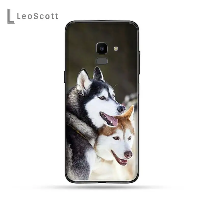 

Husky dog Colorful Cute Phone Case For Samsung Galaxy J2 J4 J5 J6 J7 J8 2016 2017 2018 Prime Pro plus Neo duo