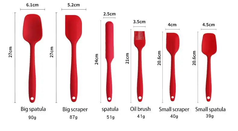 

Silicone spatula integrated cake cream spatula multifunctional baking tool
