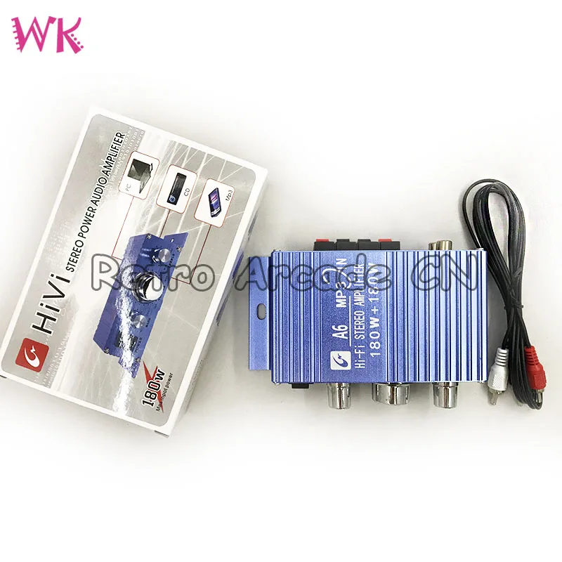 Hi Fi аудио стерео усилитель аркадная игровая машина|arcade game machine|game machineamplifier arcade |