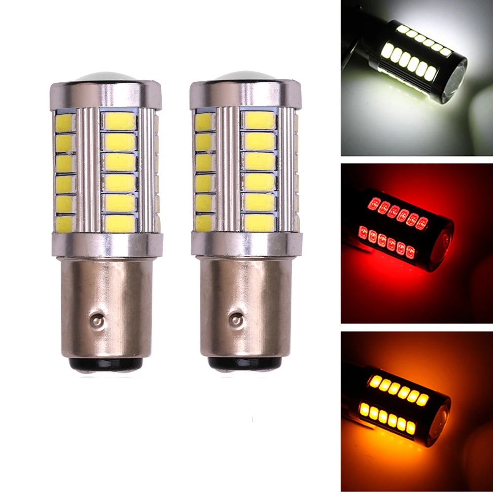 2 шт. высокое качество 1157 BAY15D P21/5 Вт 33 SMD 5630 5730 СВЕТОДИОДНЫЙ Автомобильный