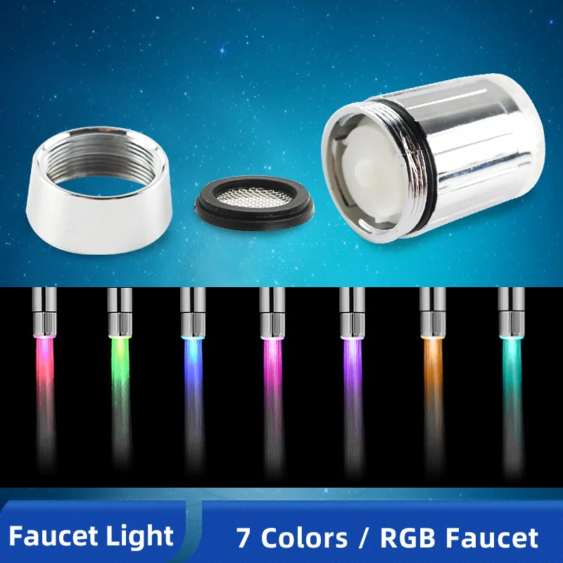 

Светодиодные Аксессуары для водопроводного крана OK-B, яркая насадка для крана для ванной, кухни, шланг для крана, шланг для душа