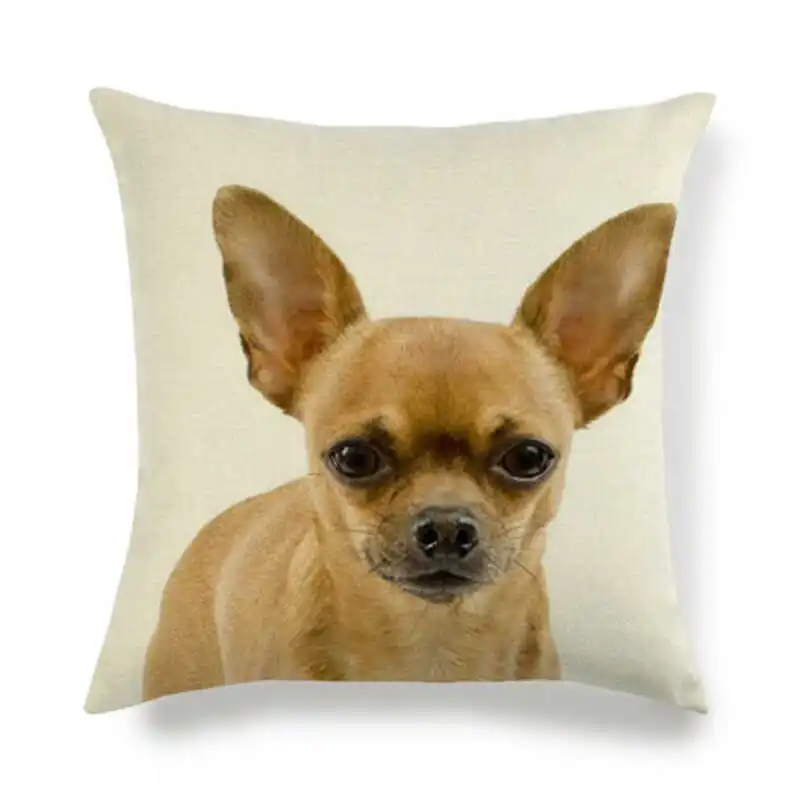 Узор Собака Декоративные животные чехол льняной домашний 18 &quotнаволочка Подушка