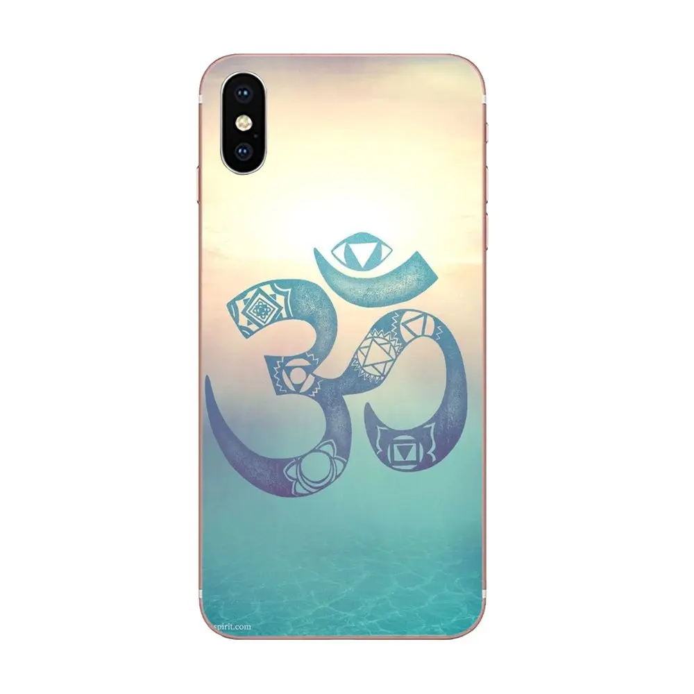Мягкие чехлы для iPhone 11 Pro XS Max X 8 7 6s Plus 5 SE XR 2020 Aum Hinduism Om религиозный | Мобильные