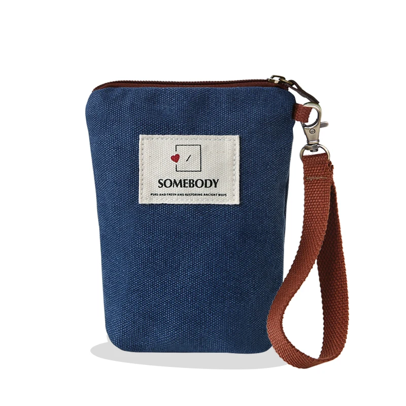 bag - Tibetan blue Холщовая Сумка для мобильного телефона, Новая женская мини-сумка в Корейском стиле для студентов - Цвет: bag - Tibetan blue