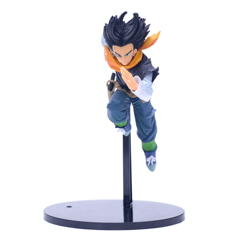 17 см Dragon Ball Z Android 17 Running Ver. Экшн-фигурка Драконий жемчуг зет Goku Lazuli PVC Fighter коллекция моделей