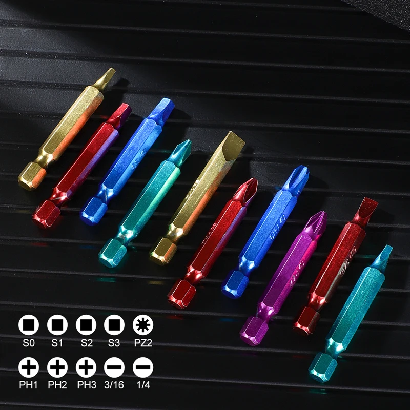 

Набор электрических отверток, одноголовочный, с цветком сливы, с шестигранной ручкой, насадка для дрели