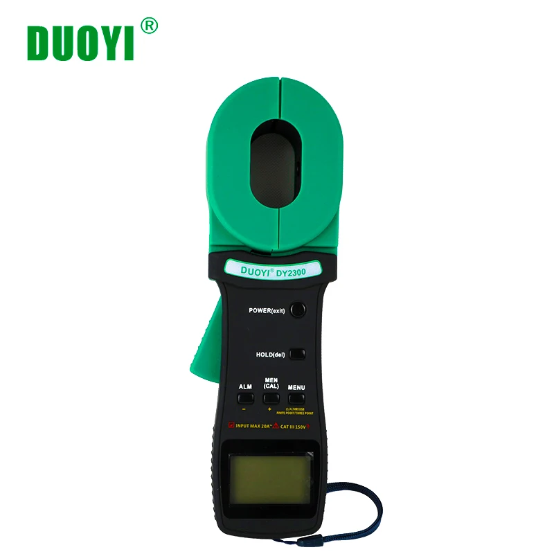 Цифровой тестер сопротивления заземления DUOYI DY2300 высокоточный измеритель с 99