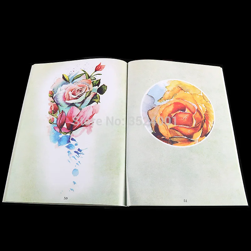 Трафарет А4 в японском стиле с рисунком татуировок флэш Будда роза цветок