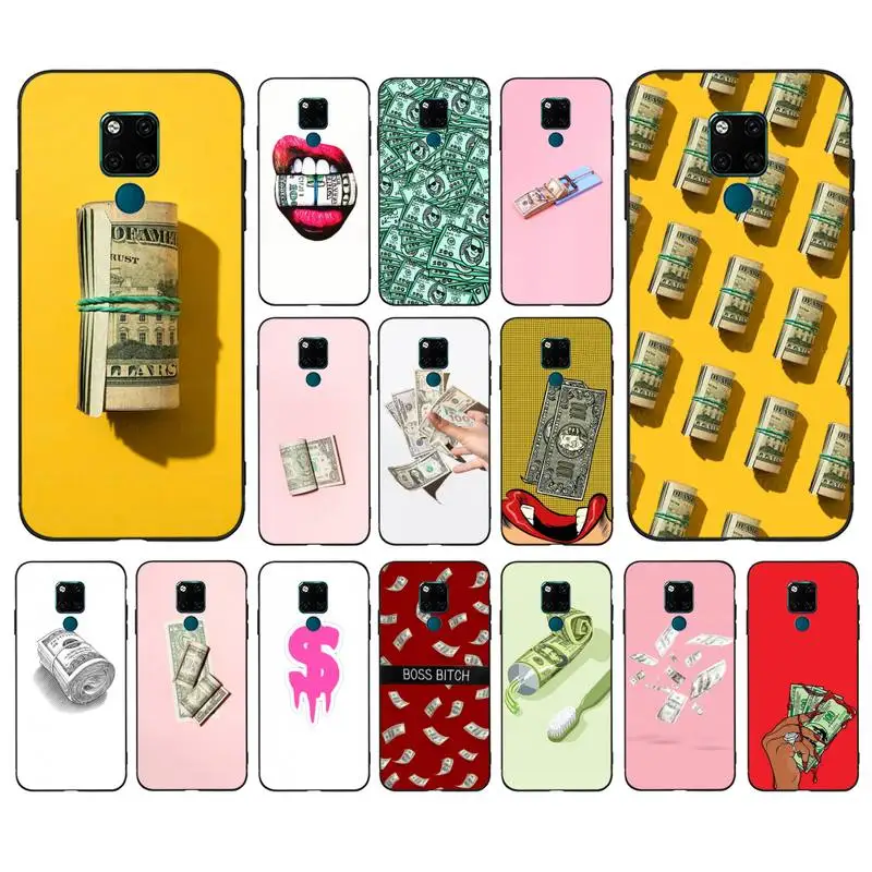 Чехол для телефона MaiYaCa с рисунком денег доллара рубля DIY huawei mate 8 S 9 30 10 lite 10pro 20 X 20pro