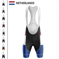 summr men netherlands flag team cycling bib shorts cycling jersey breathable sports suit mtb bike uniform bicycle clothes
