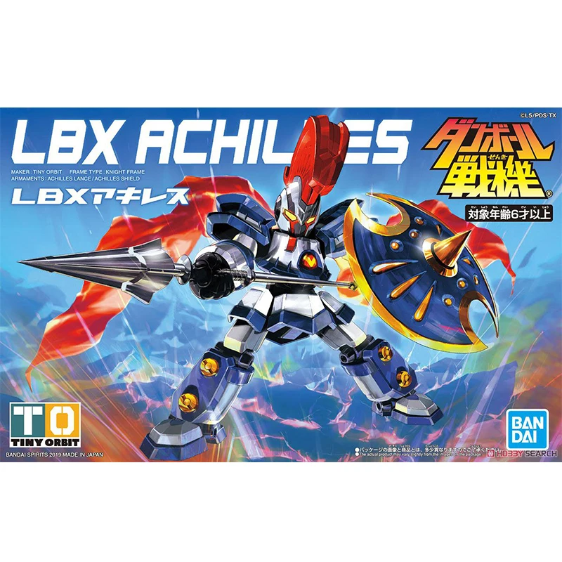 Оригинальная фигурка Ахиллеса Bandai WARS 57584 LBX 001 в сборе игрушки модели кукол |