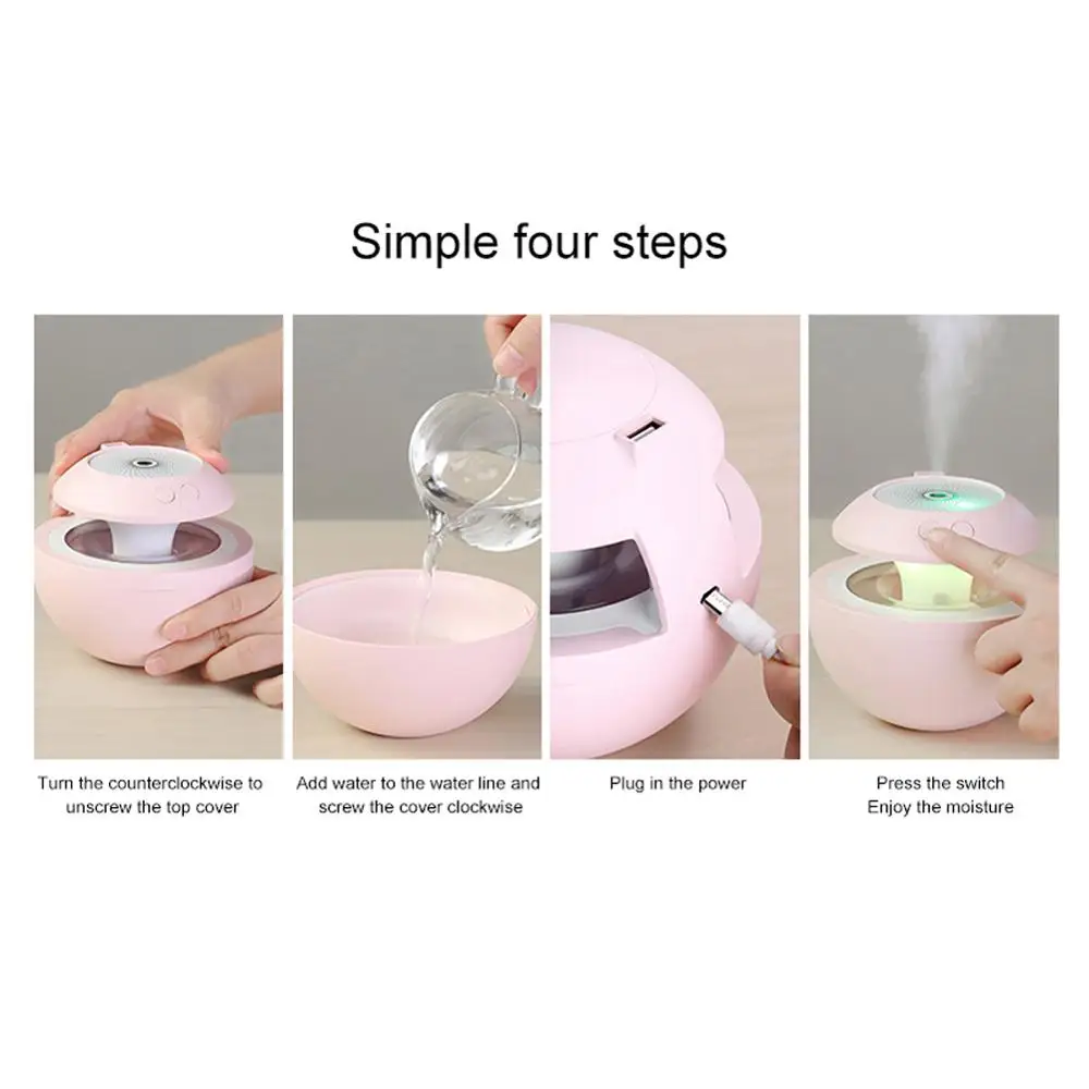 400ML Ultrasonic Air Humidifier Home Car Aroma Light Shimmer Projection Backlight 6in1 USB LED Diffuser Purifier | Автомобили и
