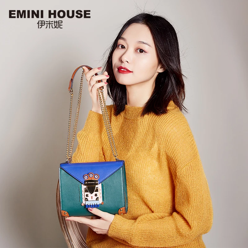 EMINI HOUSE, Сумка с клапаном в индийском стиле, оригинальная сумка на цепочке, женские сумки-мессенджеры, сумки через плечо для женщин, на плечо