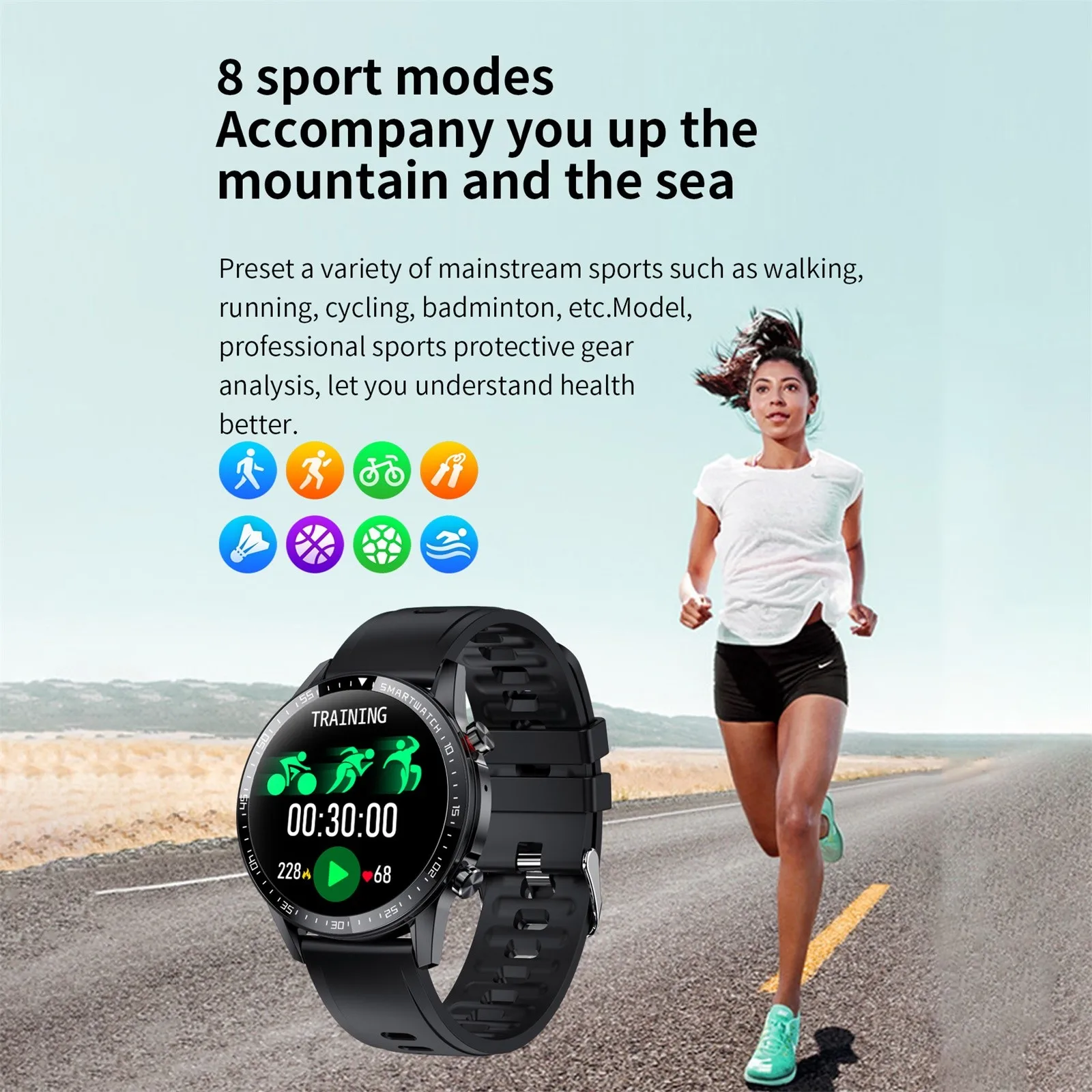 

Smart watch fitness smart watch with heart rate monitor Z08 Smart Watch Fitness with Heart Rate Monitor with 1.3 Inch Screen