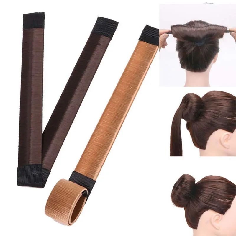 Синтетический волшебный пучок для волос инструмент в стиле пончика аксессуары