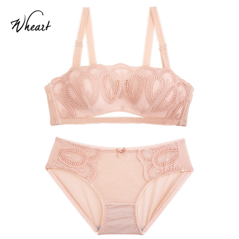 Женский кружевной бюстгальтер с рюшами Wasteheart хлопковое нижнее белье цвета хаки