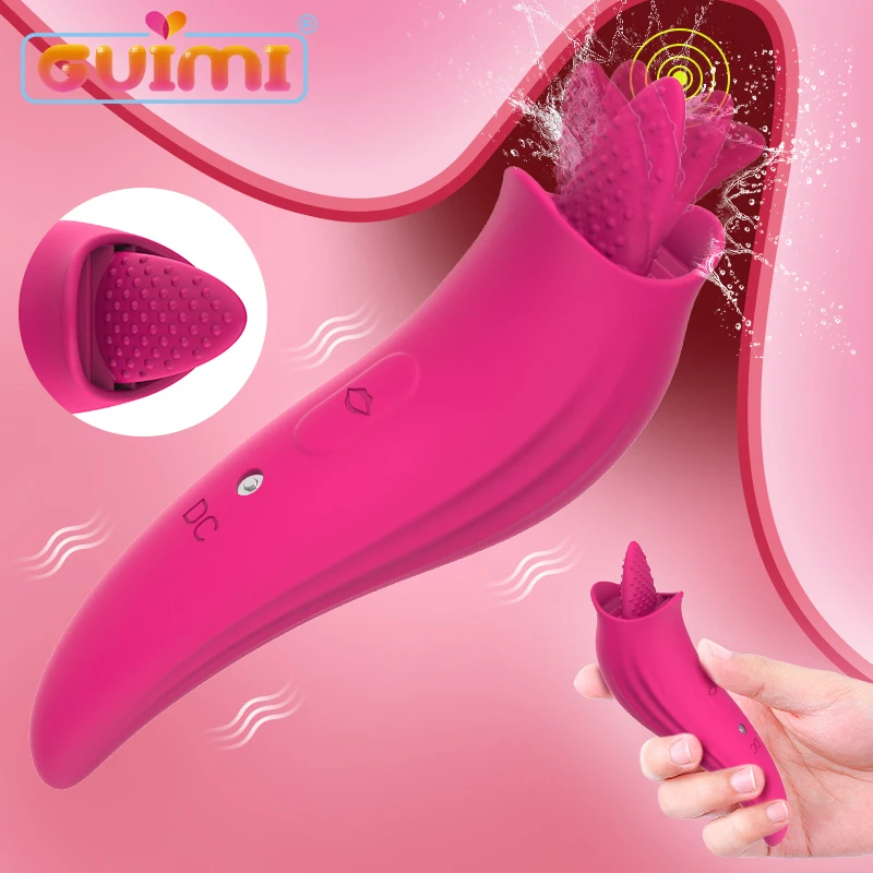 Вибратор для лизания языка и клитора оральный вибратор эротические игрушки