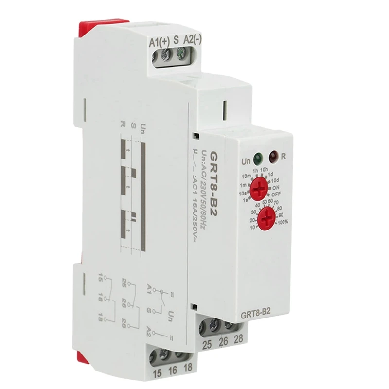 GRT8-B2 Mini Single Function Control Din Rail Power Off Delay Time Relay AC230 50/60HZ | Электроника